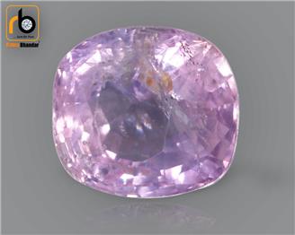 NATURAL UNHEATED UNTREATED PINK SAPPHIRE (MANAK) CERTIFIED (c) 3.37 CTS (0975)